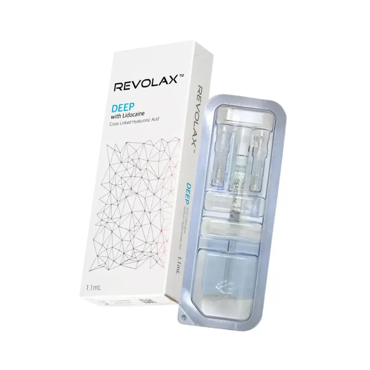 revolax deep hyaluronic acid filler packaging