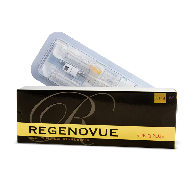 regenovue sub-q hyaluronic acid filler packaging